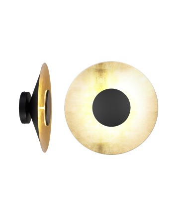 ORION * APLIQUE LED 24W 3000K NEGRO / PAN DE ORO